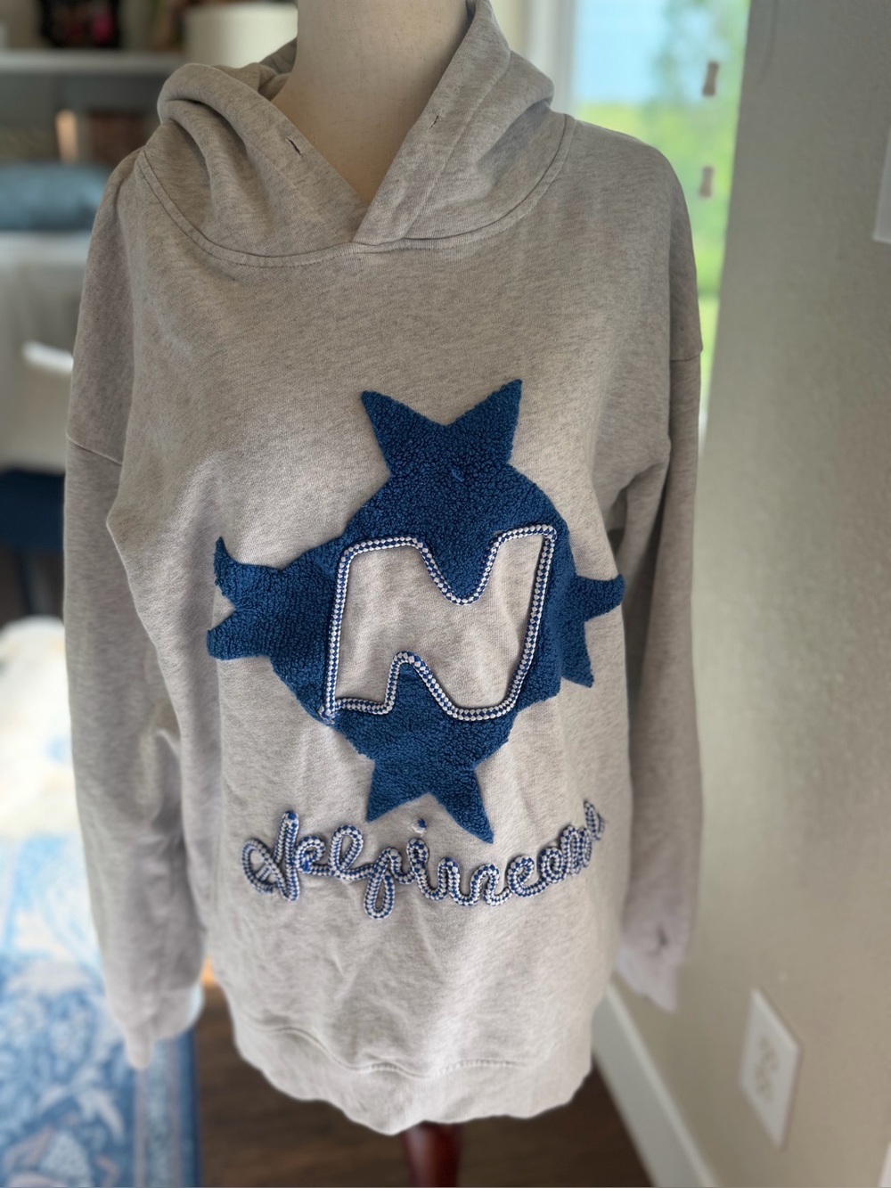 Aelfric Eden Stellaris Embroidered Hoodie gray XS